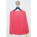 2015 FDCARD Woman Pink Blouse