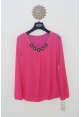 2015 FDCARD Woman Pink Blouse