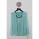 2015 FDCARD Woman Green Blouse